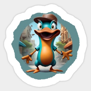 Perry the Platypus Sticker